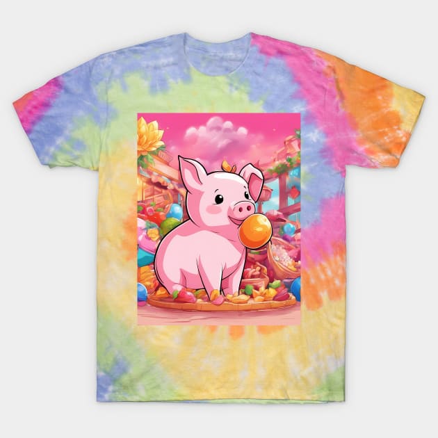 Swine Sensation T-Shirt by animegirlnft